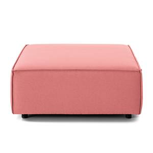 Repose-pieds KINX carré Tissu - Tissu Osta: Corail