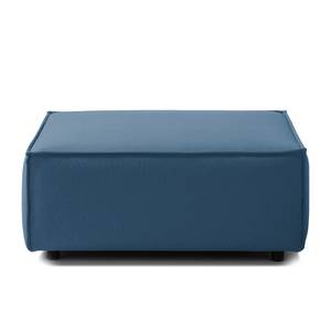 Repose-pieds KINX rectangulaire Tissu - Tissu Osta: Bleu foncé