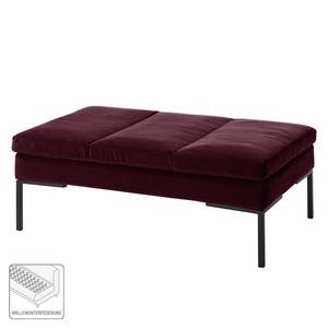 Repose-pieds MADISON Velours - Velours Shyla: Aubergine