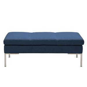 Gestoffeerde hocker Madison geweven stof Geweven stof Anda II: Blauw