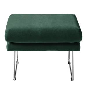 Pouf repose-pieds Maximus Velours - Vert foncé