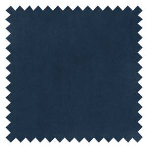 Pouf repose-pieds Maximus Velours - Bleu jean