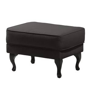 Pouf repose-pieds Miscol Tissu - Anthracite