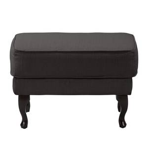 Pouf repose-pieds Miscol Tissu - Anthracite