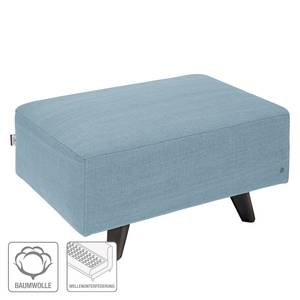 Polsterhocker Nordic Pure Webstoff Stoff TUS: 6 sky blue