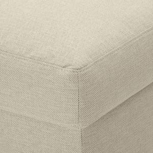 Polsterhocker Omnia II Webstoff Webstoff Saia: Beige - Esche