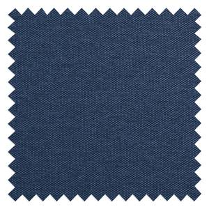 Polsterhocker Omnia II Webstoff Webstoff Anda II: Blau - Eiche