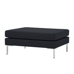 Pouf repose-pieds Portobello Tissu Tissu Ramira : Anthracite - Angulaire