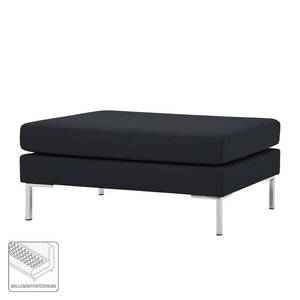 Pouf repose-pieds Portobello Tissu Tissu Ramira : Anthracite - Angulaire