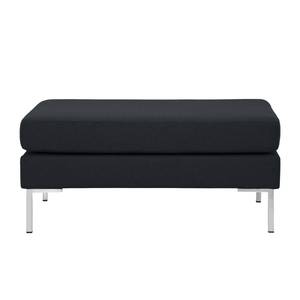 Pouf repose-pieds Portobello Tissu Tissu Ramira : Anthracite - Angulaire