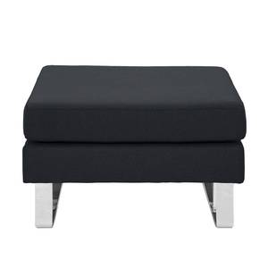 Pouf repose-pieds Portobello Tissu Tissu Ramira : Anthracite - Luge