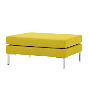 Pouf repose-pieds Portobello Tissu Tissu Milan : Jaune - Angulaire