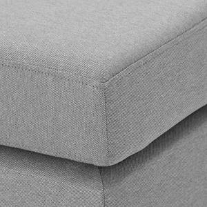 Pouf repose-pieds Portobello Tissu Tissu Selva : Gris - Angulaire