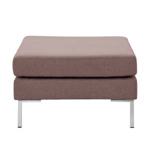 Pouf repose-pieds Portobello Tissu Tissu Milan : Gris-Marron - Angulaire