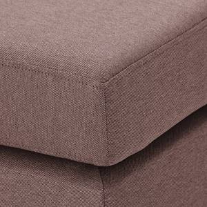 Pouf repose-pieds Portobello Tissu Tissu Milan : Gris-Marron - Angulaire