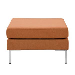 Pouf repose-pieds Portobello Tissu Tissu Milan : Marron rouille - Angulaire