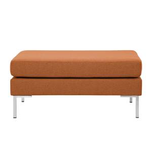 Pouf repose-pieds Portobello Tissu Tissu Milan : Marron rouille - Angulaire