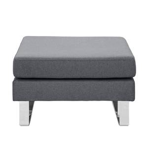 Pouf repose-pieds Portobello Tissu Tissu Milan : Anthracite - Luge