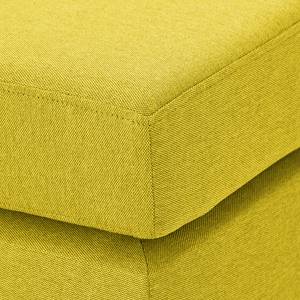 Pouf repose-pieds Portobello Tissu Tissu Milan : Jaune - Luge