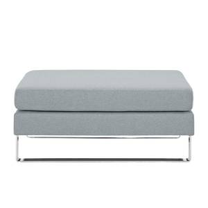 Pouf repose-pieds Portobello Tissu Tissu Selva : Gris - Luge