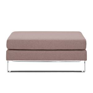 Pouf repose-pieds Portobello Tissu Tissu Milan : Gris-Marron - Luge