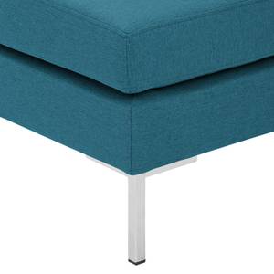 Pouf repose-pieds Portobello Tissu Tissu Ramira : Turquoise - Angulaire