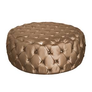 Pouf repose-pieds Pradera Matière tissée synthétique - Marron