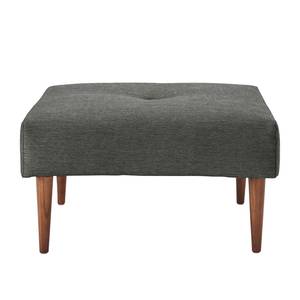 Pouf repose-pieds Recast Tissu - Tissu Flashtex : Dark Grey