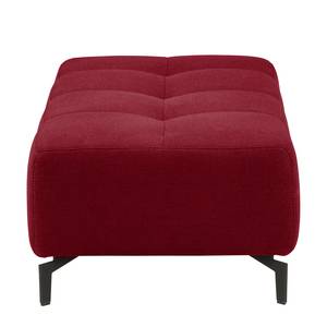 Gestoffeerde hocker Rosewood geweven sto geweven stof - Kersenrood