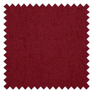 Pouf repose-pieds Rosewood Tissu - Rouge cerise