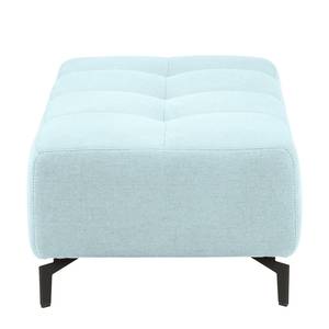 Pouf repose-pieds Rosewood Tissu - Bleu pastel