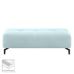 Pouf repose-pieds Rosewood Tissu - Bleu pastel