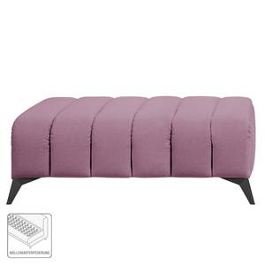 Polsterhocker Salou Webstoff Violett - Textil - 120 x 45 x 60 cm