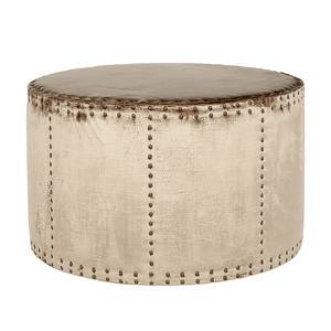 Sgabello imbottito Sherri Beige vintage