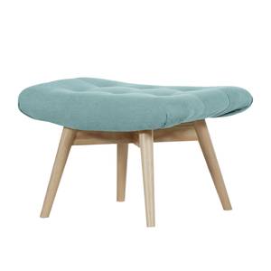 Tabouret Tias Tissu - Bleu acier