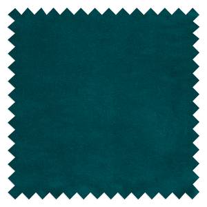 Polsterhocker Tremont Microfaser Blau - Textil - 53 x 46 x 42 cm