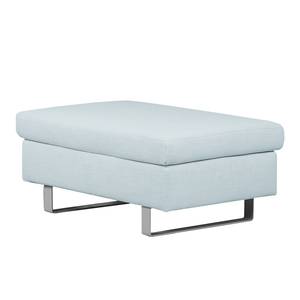 Pouf repose-pieds Yovanna Tissu Bleu pastel