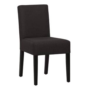 Chaises rembourrées Allegra (lot de 2) Tissu - Tissu Suria : Anthracite