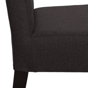 Chaises rembourrées Allegra (lot de 2) Tissu - Tissu Suria : Anthracite