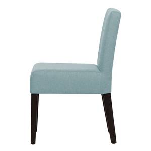 Chaises rembourrées Allegra (lot de 2) Tissu - Tissu Suria : Bleu clair