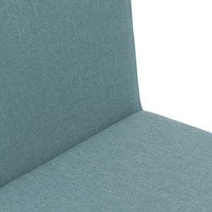 Gestoffeerde stoelen Allegra geweven stof - Stof Suria: Lichtblauw