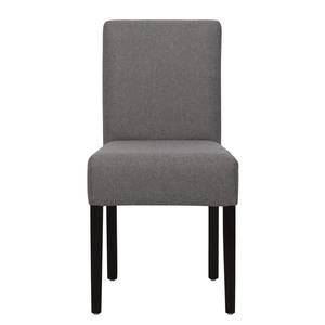 Chaises rembourrées Allegra (lot de 2) Tissu - Tissu Suria : Gris clair