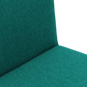 Gestoffeerde stoelen Allegra geweven stof - Stof Suria: Turquoise