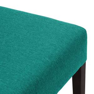 Gestoffeerde stoelen Allegra geweven stof - Stof Suria: Turquoise