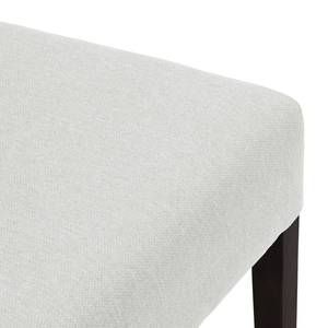 Chaises rembourrées Allegra (lot de 2) Tissu - Tissu Suria : Blanc