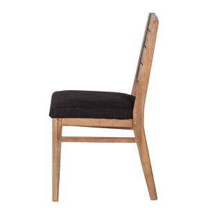 Chaises Béton I (lot de 2) Tissu / Acacia massif