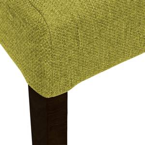 Chaises rembourrées Corinna (lot de 2) Tissu - Tissu Suria : Vert clair - Hêtre