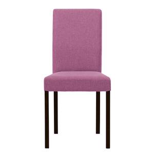 Chaises rembourrées Corinna (lot de 2) Tissu - Tissu Suria : Rose vif - Hêtre