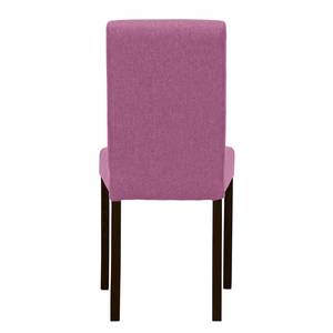 Gestoffeerde stoelen Allegra geweven stof - Stof Suria: Pink - Beuk