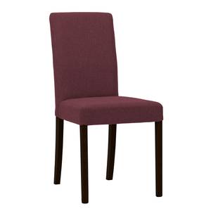 Chaises rembourrées Corinna (lot de 2) Tissu - Tissu Suria : Lila - Hêtre